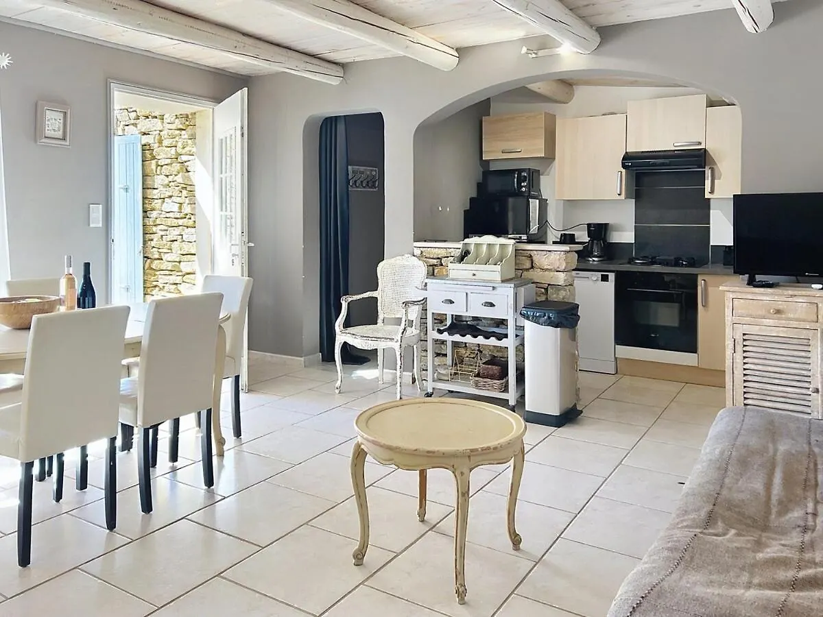 Mazet En Pierres Pour 6 Personnes-3 Chambres-Piscine Puyméras